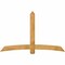 Ekena Millwork Bellingham Rough Sawn Timber Gable Bracket, Western Red Cedar, 84"W x 53"H x 4"D x 6"F, 15/12 Pitch GBW084X53X0406BEL00RWR - alternate 1